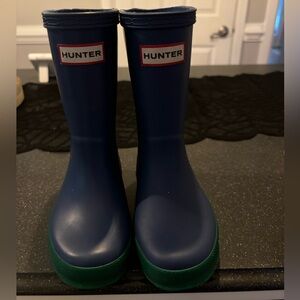 Blue Hunter Rain Boots